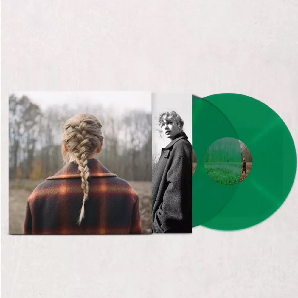 Taylor swift evermore vinyl GREEN RECORD 💚✨